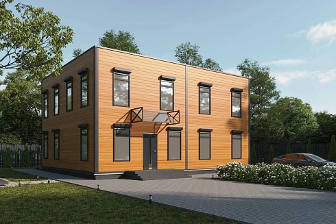 Быстровозводимый каркасный дом EFFECT LIGHT 236